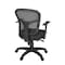 Harrison Swivel, Black Seat, Black Back, 23 W 21 L 35.5 H, Metal, Fabric Seat 5125BK - alternate 5